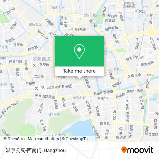 温泉公寓-西南门 map