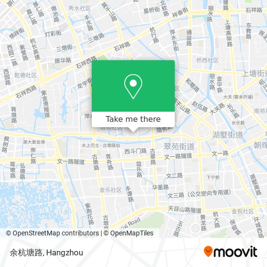 余杭塘路 map