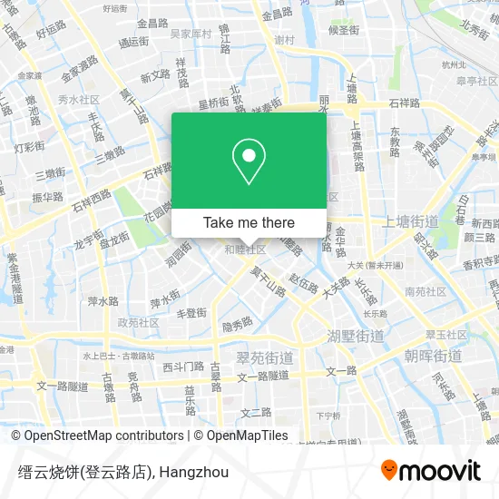 缙云烧饼(登云路店) map