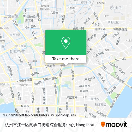 杭州市江干区闸弄口街道综合服务中心 map