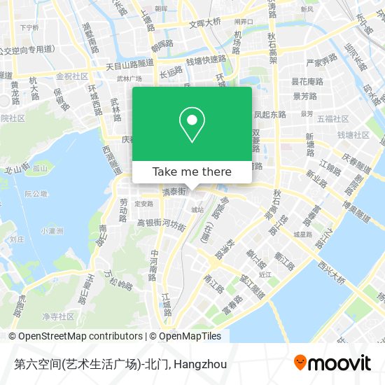 第六空间(艺术生活广场)-北门 map