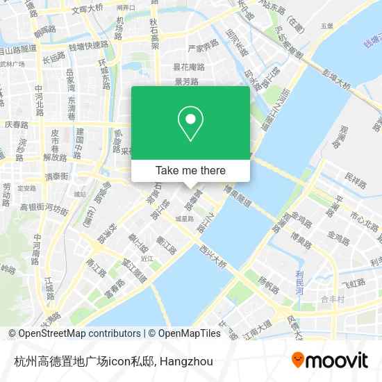 杭州高德置地广场icon私邸 map