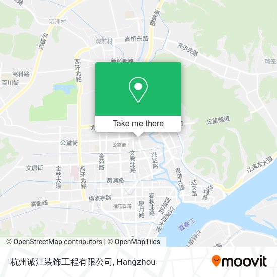 杭州诚江装饰工程有限公司 map
