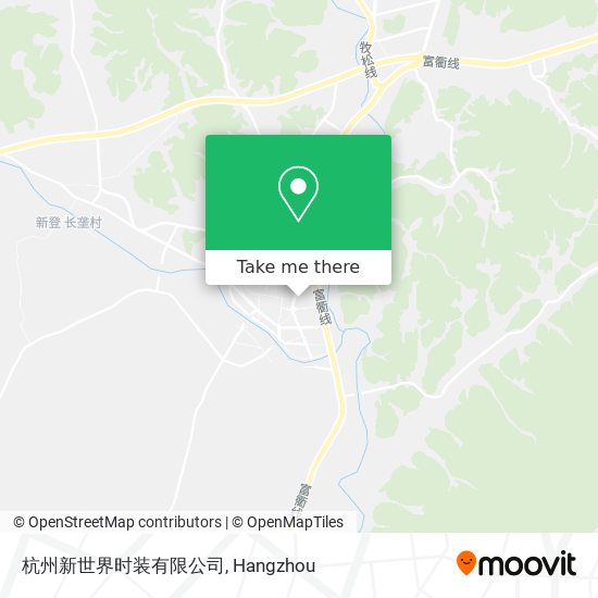 杭州新世界时装有限公司 map
