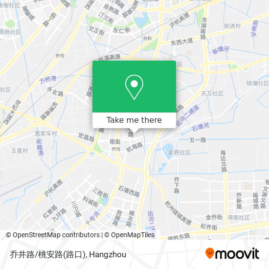 乔井路/桃安路(路口) map