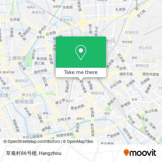 草庵村86号楼 map