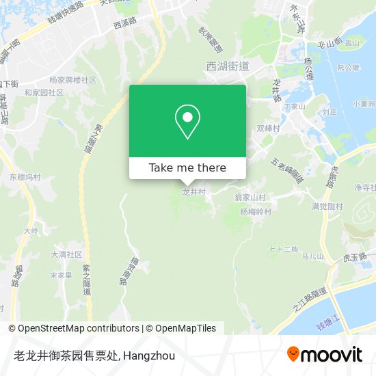 老龙井御茶园售票处 map