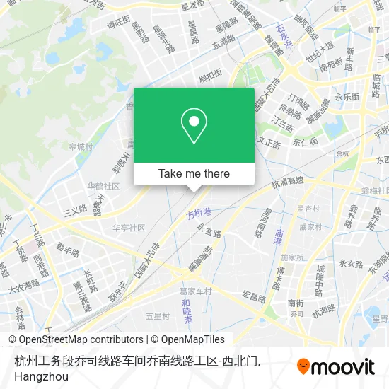 杭州工务段乔司线路车间乔南线路工区-西北门 map