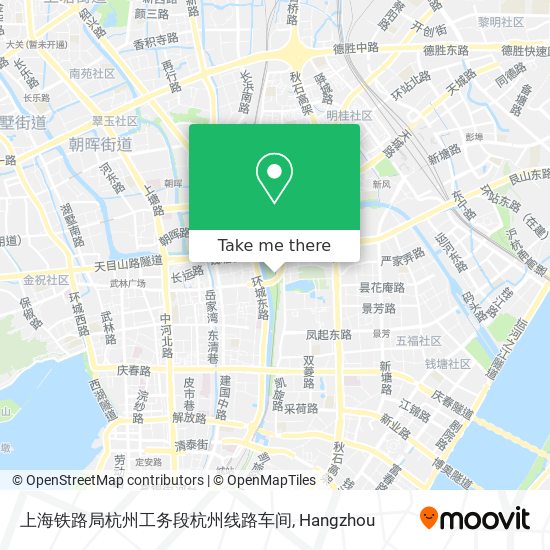 上海铁路局杭州工务段杭州线路车间 map