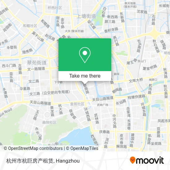 杭州市杭巨房产租赁 map