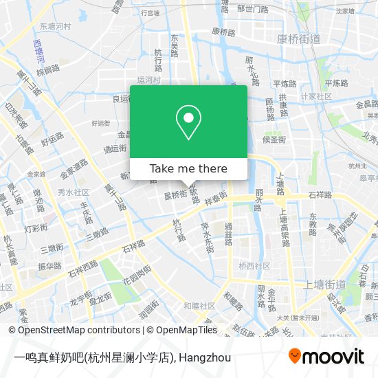 一鸣真鲜奶吧(杭州星澜小学店) map