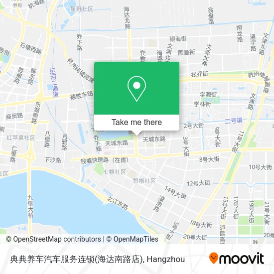 典典养车汽车服务连锁(海达南路店) map