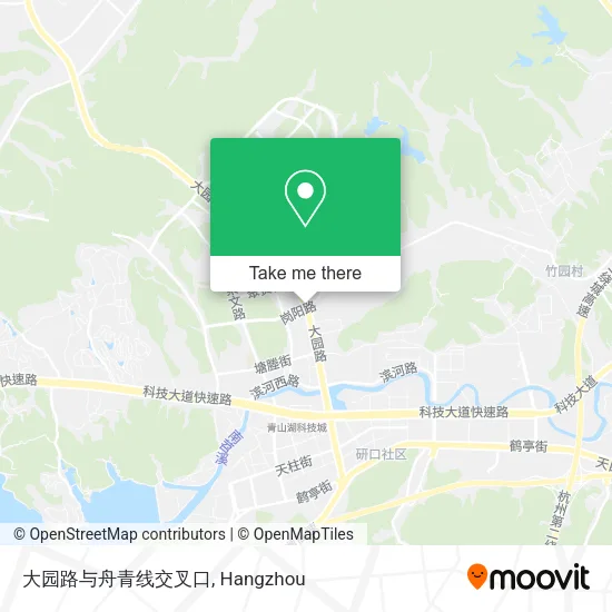 大园路与舟青线交叉口 map