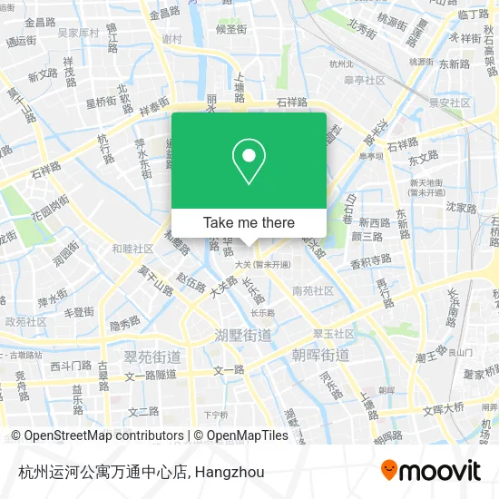 杭州运河公寓万通中心店 map