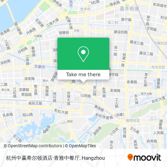 杭州中赢希尔顿酒店·青雅中餐厅 map