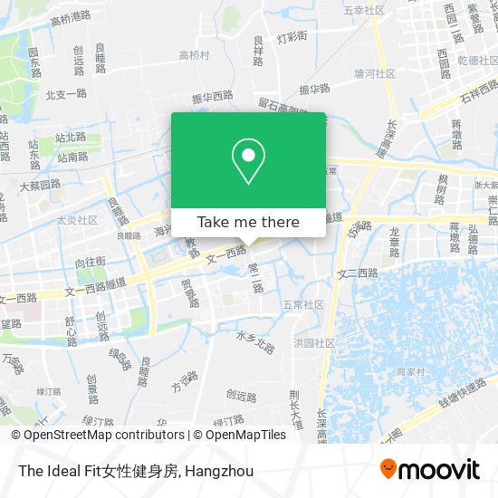The Ideal Fit女性健身房 map