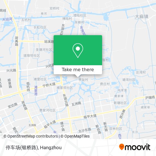 停车场(银桥路) map