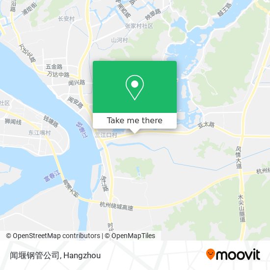 闻堰钢管公司 map