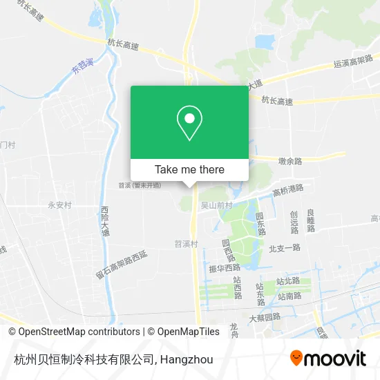 杭州贝恒制冷科技有限公司 map