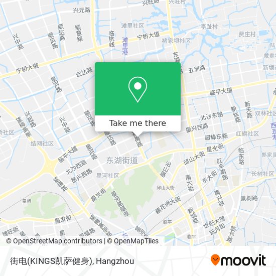 街电(KINGS凯萨健身) map
