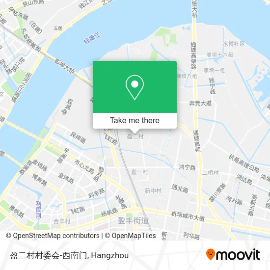盈二村村委会-西南门 map