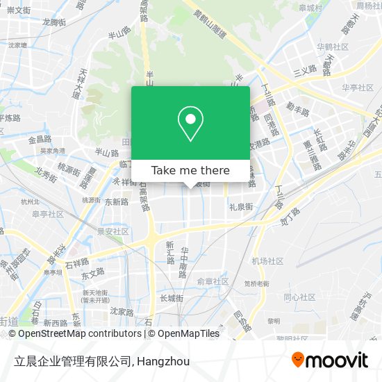 立晨企业管理有限公司 map