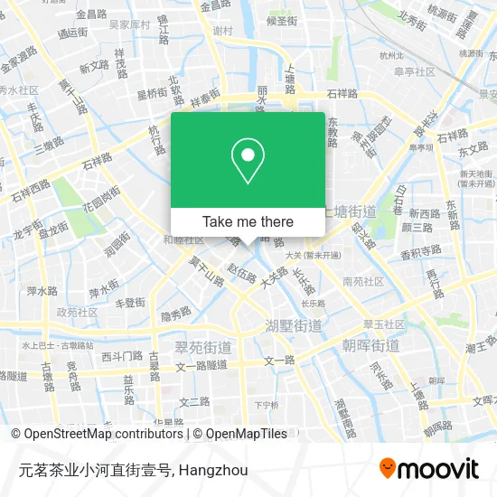 元茗茶业小河直街壹号 map