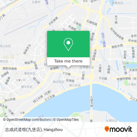 志成武道馆(九堡店) map
