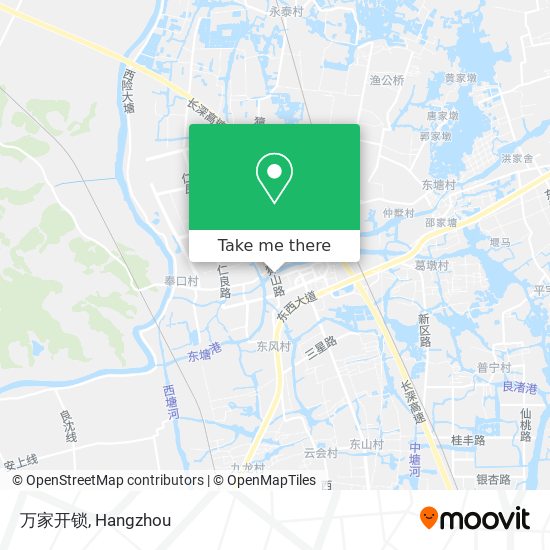 万家开锁 map