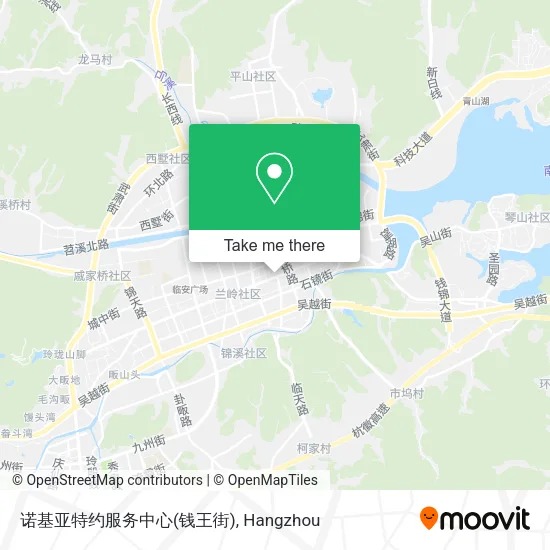 诺基亚特约服务中心(钱王街) map