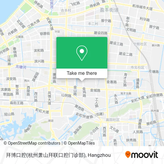 拜博口腔(杭州萧山拜联口腔门诊部) map