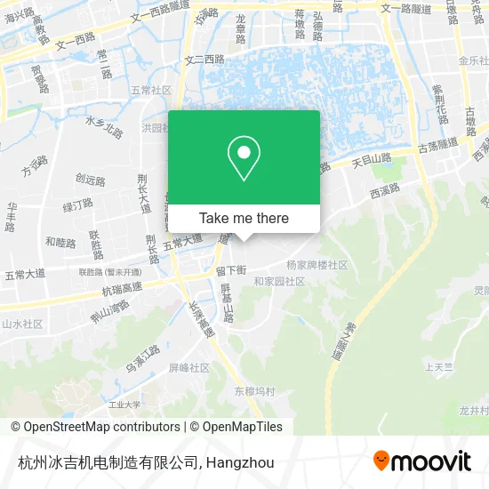 杭州冰吉机电制造有限公司 map