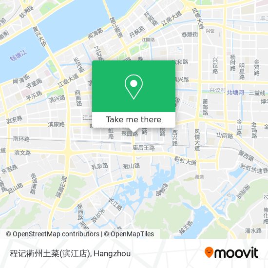 程记衢州土菜(滨江店) map