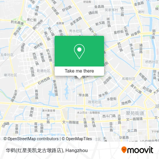 华鹤(红星美凯龙古墩路店) map