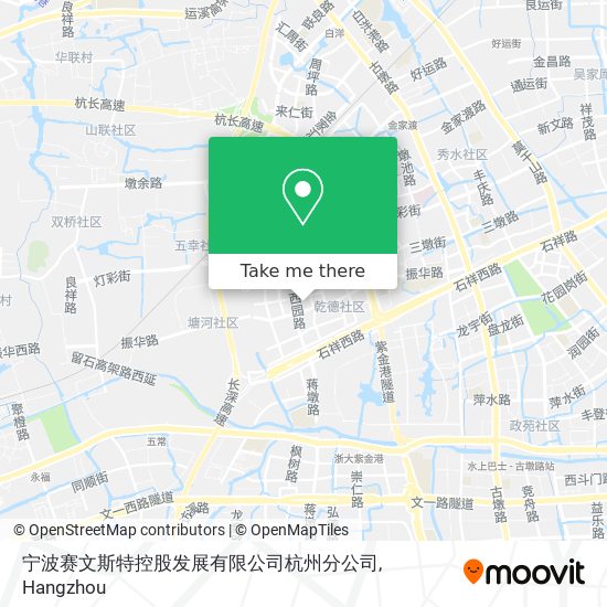 宁波赛文斯特控股发展有限公司杭州分公司 map