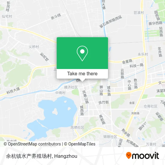 余杭镇水产养殖场村 map