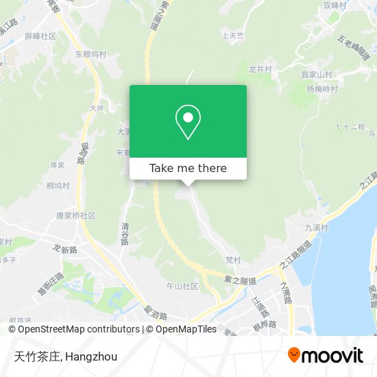 天竹茶庄 map
