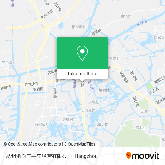 杭州浙尚二手车经营有限公司 map