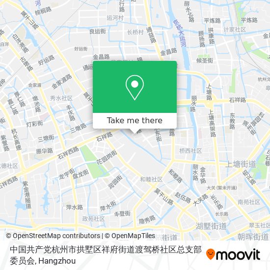 中国共产党杭州市拱墅区祥府街道渡驾桥社区总支部委员会 map