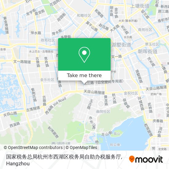 国家税务总局杭州市西湖区税务局自助办税服务厅 map