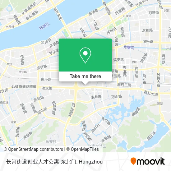 长河街道创业人才公寓-东北门 map