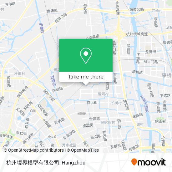 杭州境界模型有限公司 map