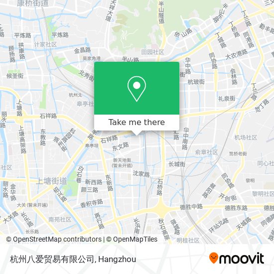 杭州八爱贸易有限公司 map
