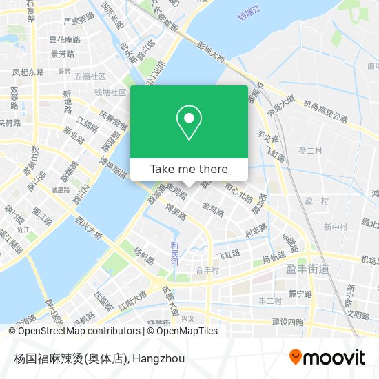杨国福麻辣烫(奥体店) map