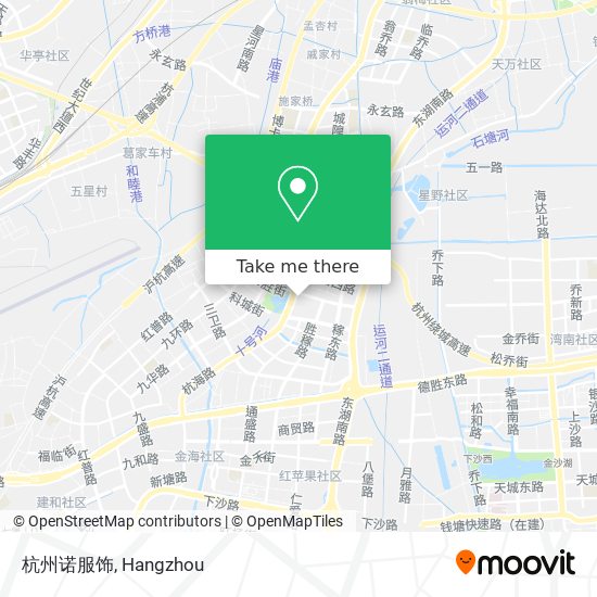 杭州诺服饰 map
