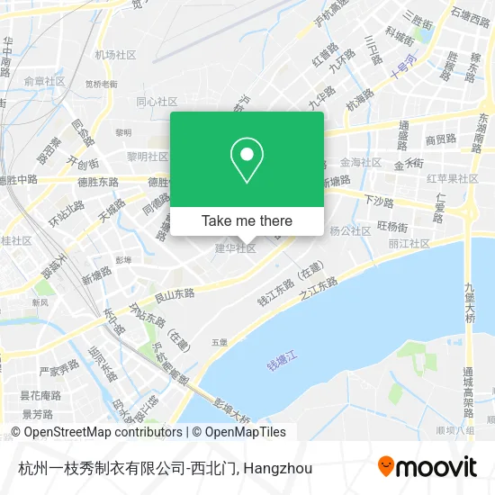 杭州一枝秀制衣有限公司-西北门 map