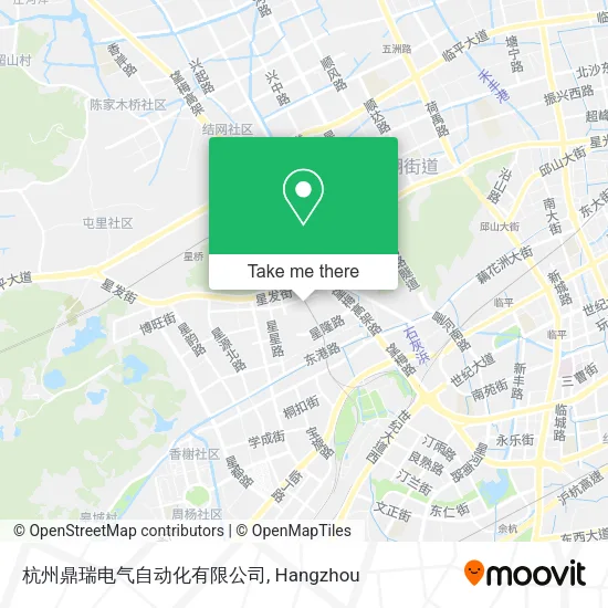 杭州鼎瑞电气自动化有限公司 map