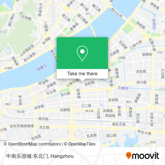 中南乐游城-东北门 map