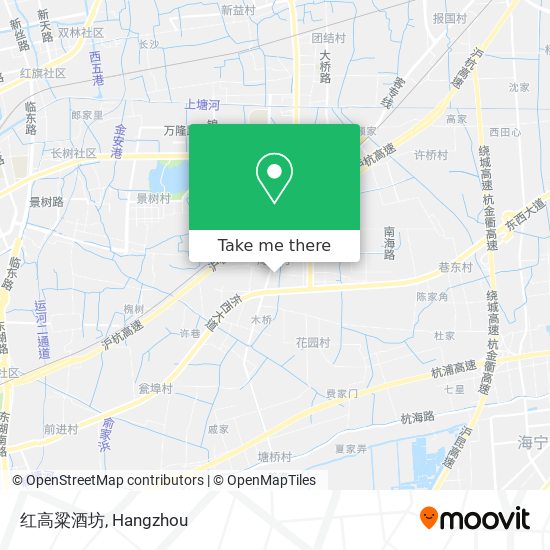 红高粱酒坊 map