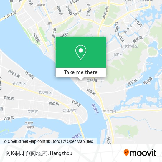 阿K果园子(闻堰店) map